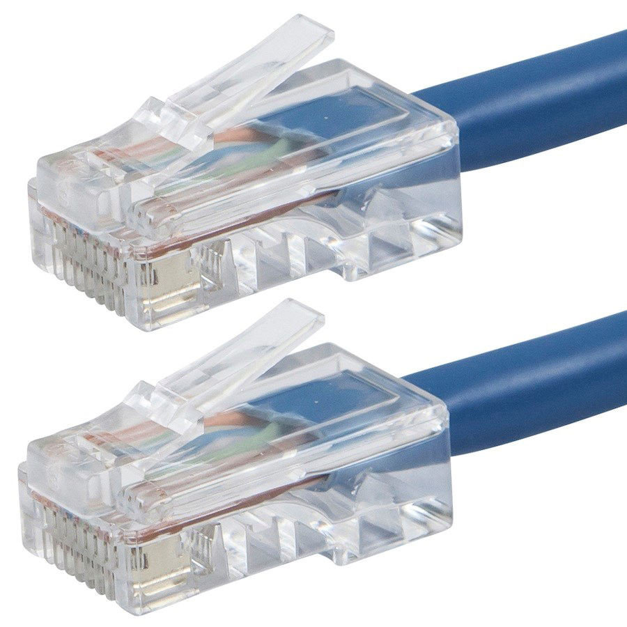 Cat6A UTP RJ45 Non-Boot PVC Patch Cord